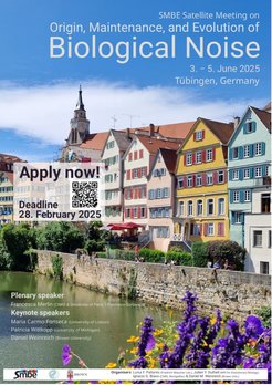 Die Anmeldung für das Satellitentreffen zum Thema „Origin, Maintenance, and Evolution of Biological Noise“, das vom 3. bis 5. Juni 2025 in Tübingen stattfindet, ist geöffnet